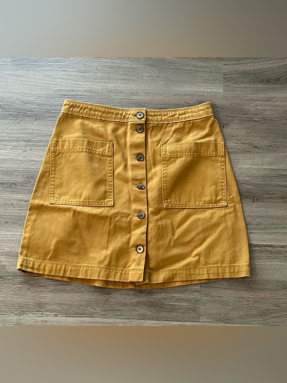 Old Navy Mustard Mini Skirt size 2